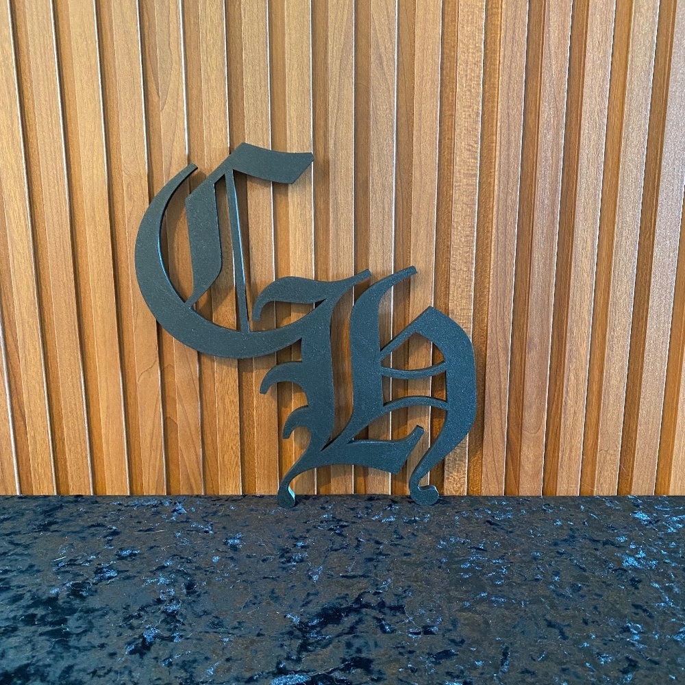 RARE X-Large 11” Black CH Decor